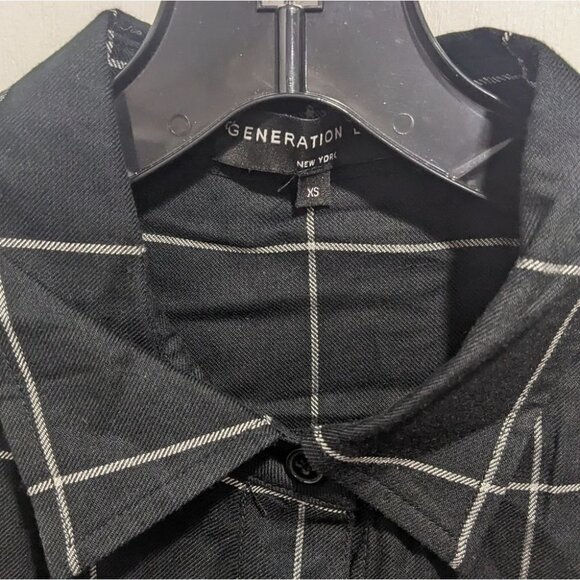 GENERATION Love | Maisie Plaid Cold-Shoulder Button Front Shirt - Picture 4 of 8